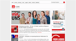 Desktop Screenshot of igmetall-landshut.de